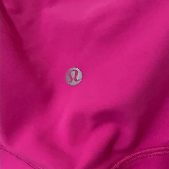 Lululemon Athletica Fuchsia High-Waisted Leggings, Size 12 - Picture 5 of 5